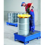 Wanna wychwytowa metalowa na 2 beczki 200L 120x80cm 4