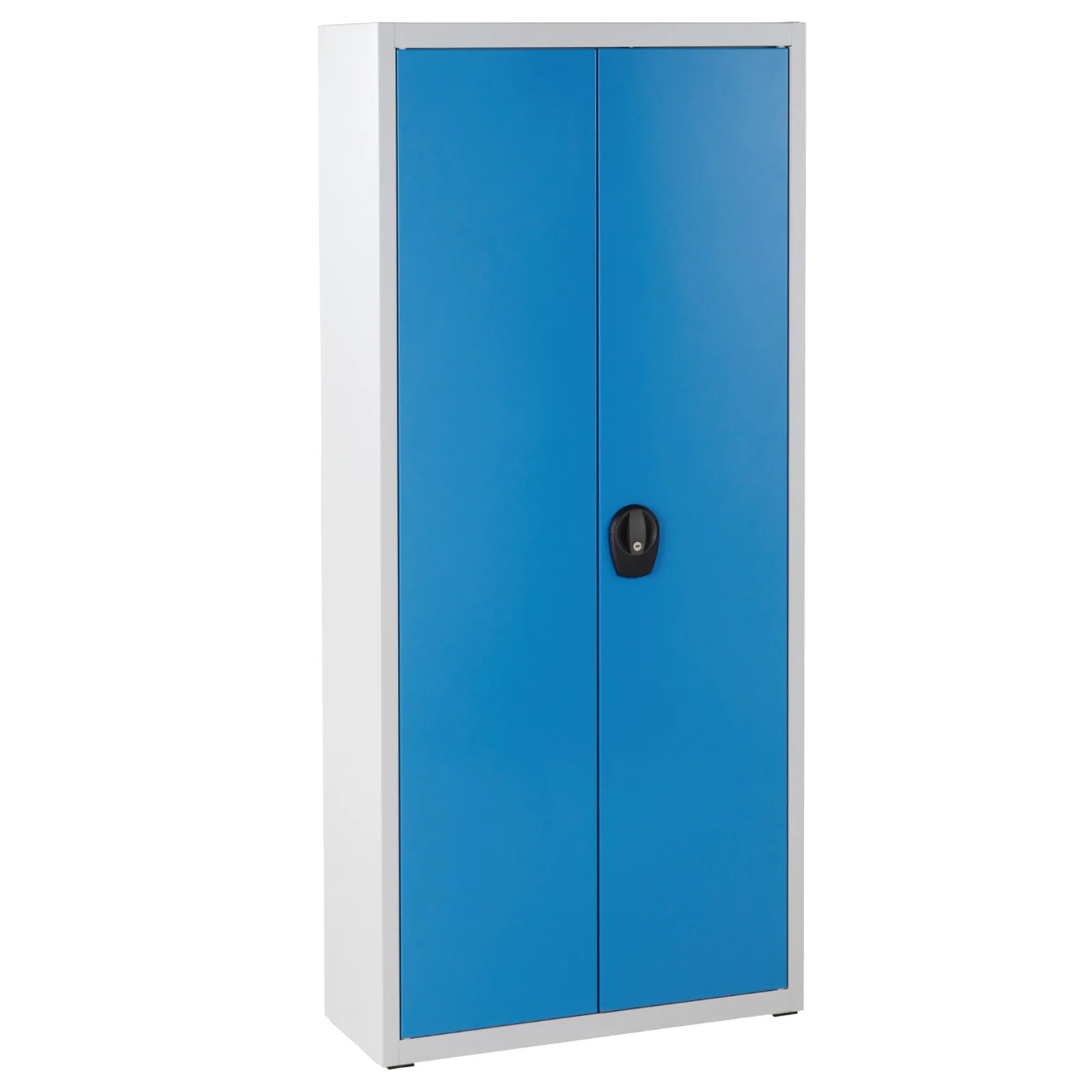 Hegesztett műhelyszekrény csavaros tartályokkal, méretek: 75x30x165 cm, 72 db-os készlet.