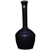 Popielniczka wolnostojąca zewnętrzna czarna z pojemnikiem 15L śr. 33cm wys. 100cm