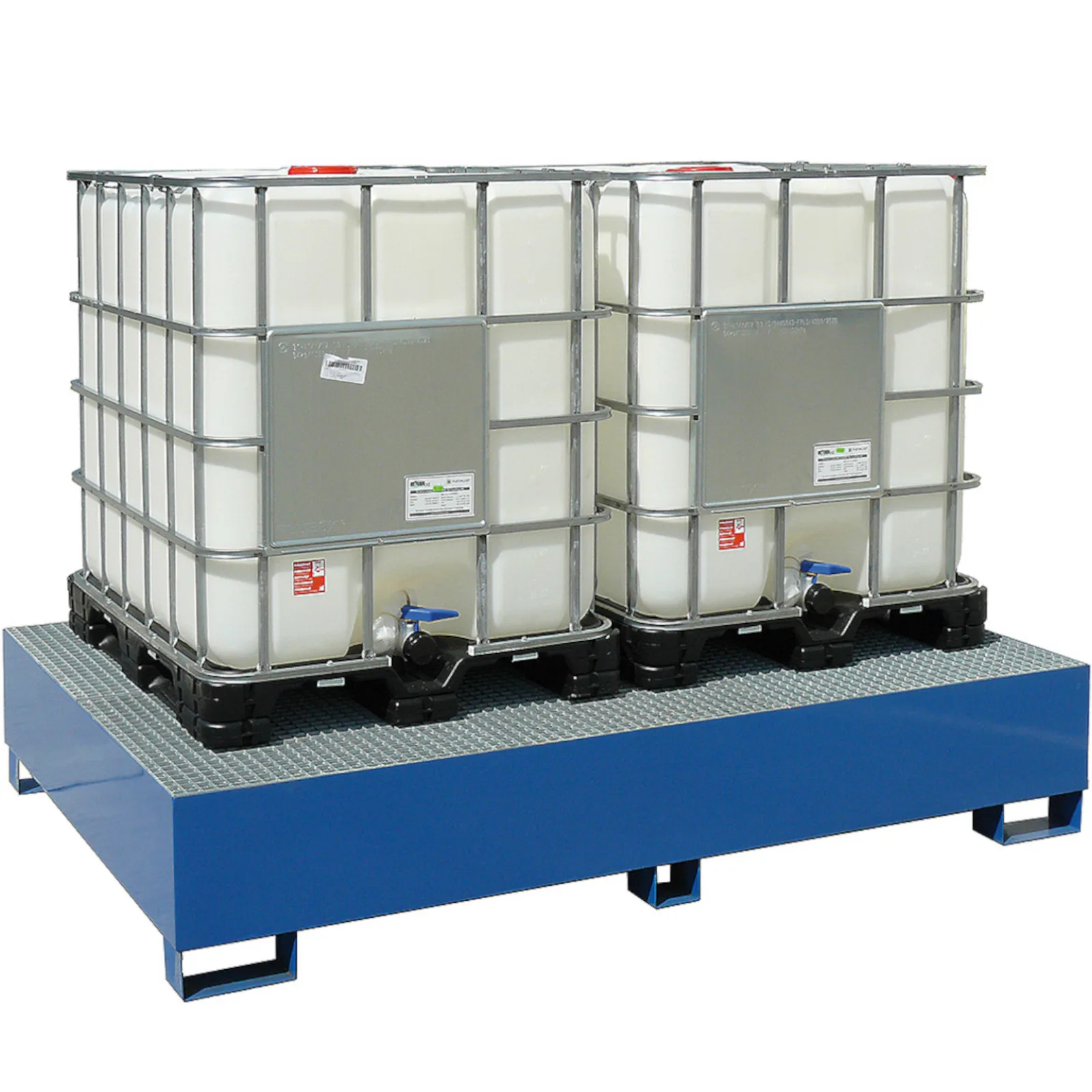 Folyadékfogó tálca MAUZER 2 x 1000 l-es IBC raklapos konténerhez