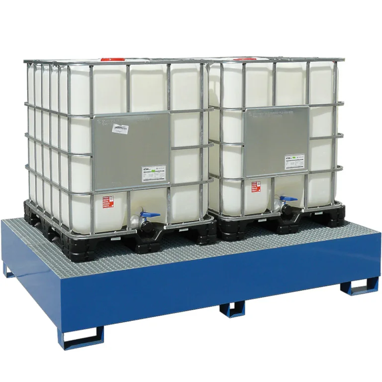 Folyadékfogó tálca MAUZER 2 x 1000 l-es IBC raklapos konténerhez