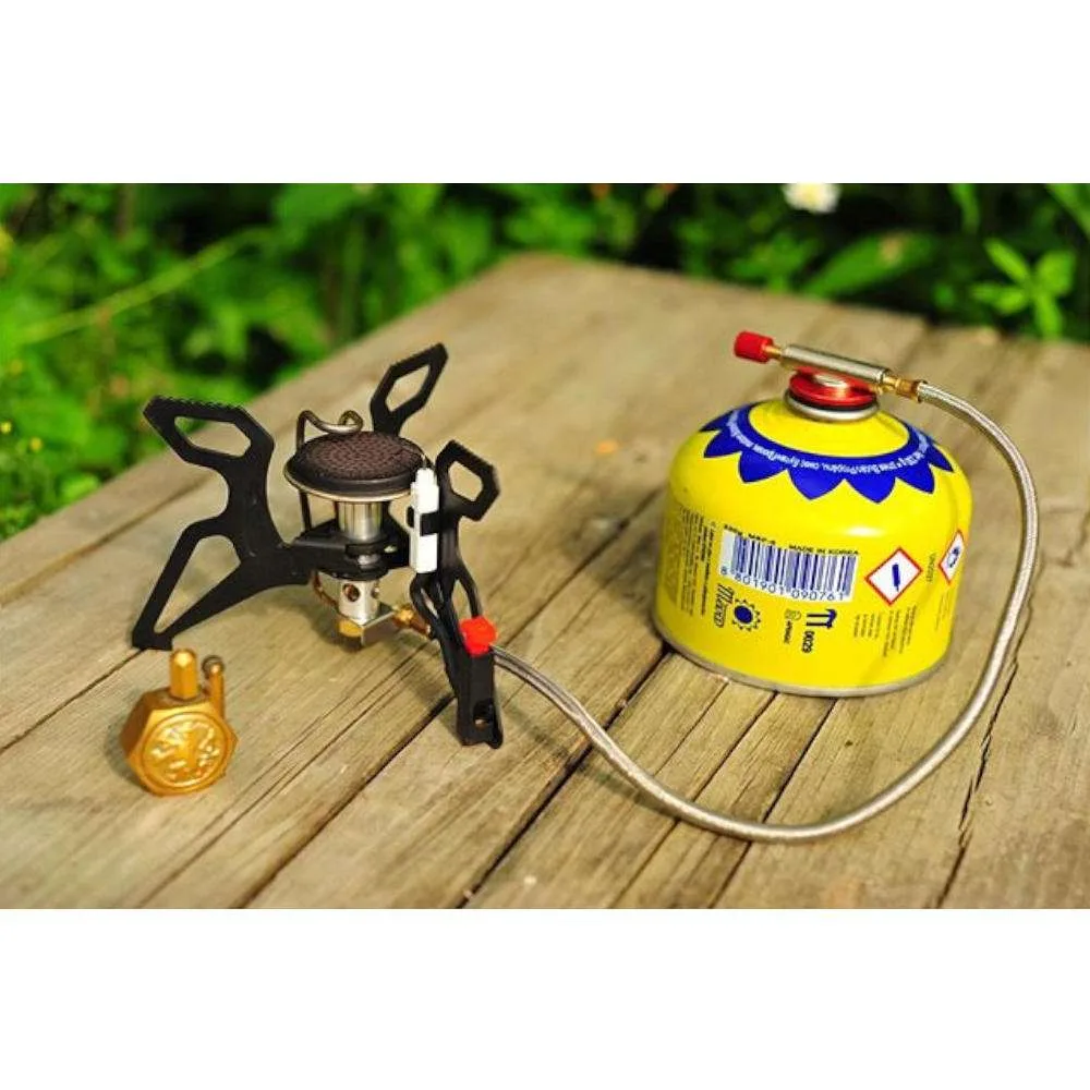 SPIDER PRO 3 kW-os kempingfőző gázégővel és piezo gyújtóval 3