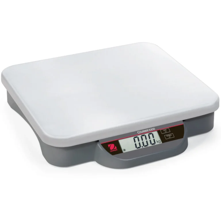 OHAUS COURIER 1000 LCD hordozható raktári mérleg 32x28 cm 75 kg / 50 g