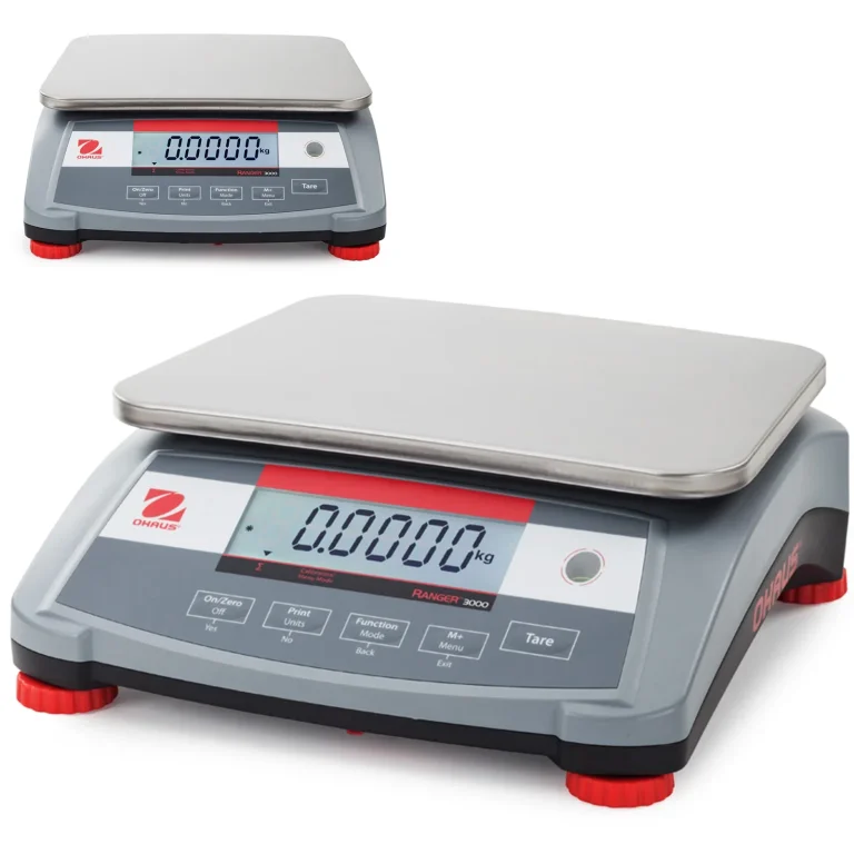 RANGER 3000 3 kg / 0,1 g kompakt ipari elektronikus asztali mérleg – OHAUS R31P3