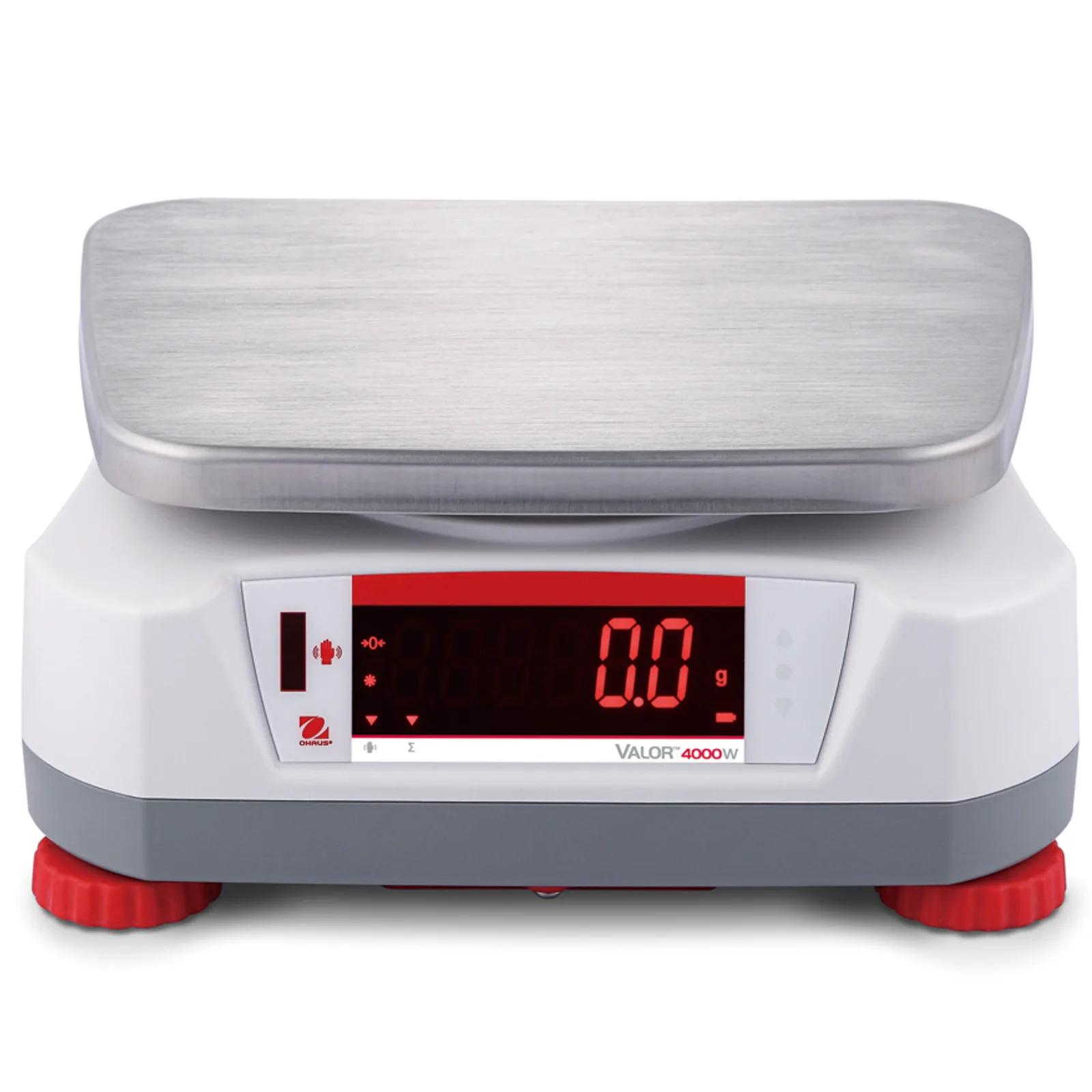 Cântar VALOR 4000 cu verificare, bucătărie/catering, rezistent la apă IP68, LED, 6 kg / 2 g - OHAUS V41PWE6T-M 6