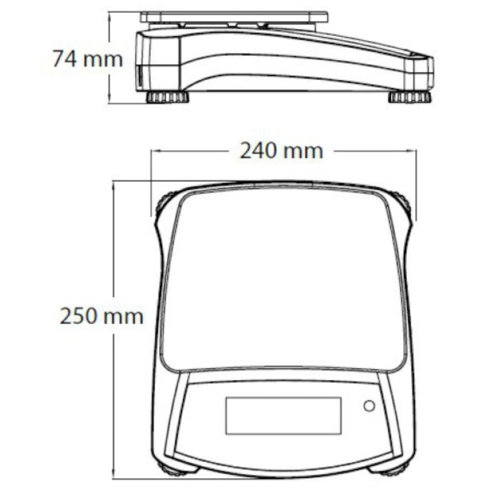 NAVIGATOR NVT 22000 g / 1 g Presná laboratórna stolová váha – OHAUS NVT22000 4