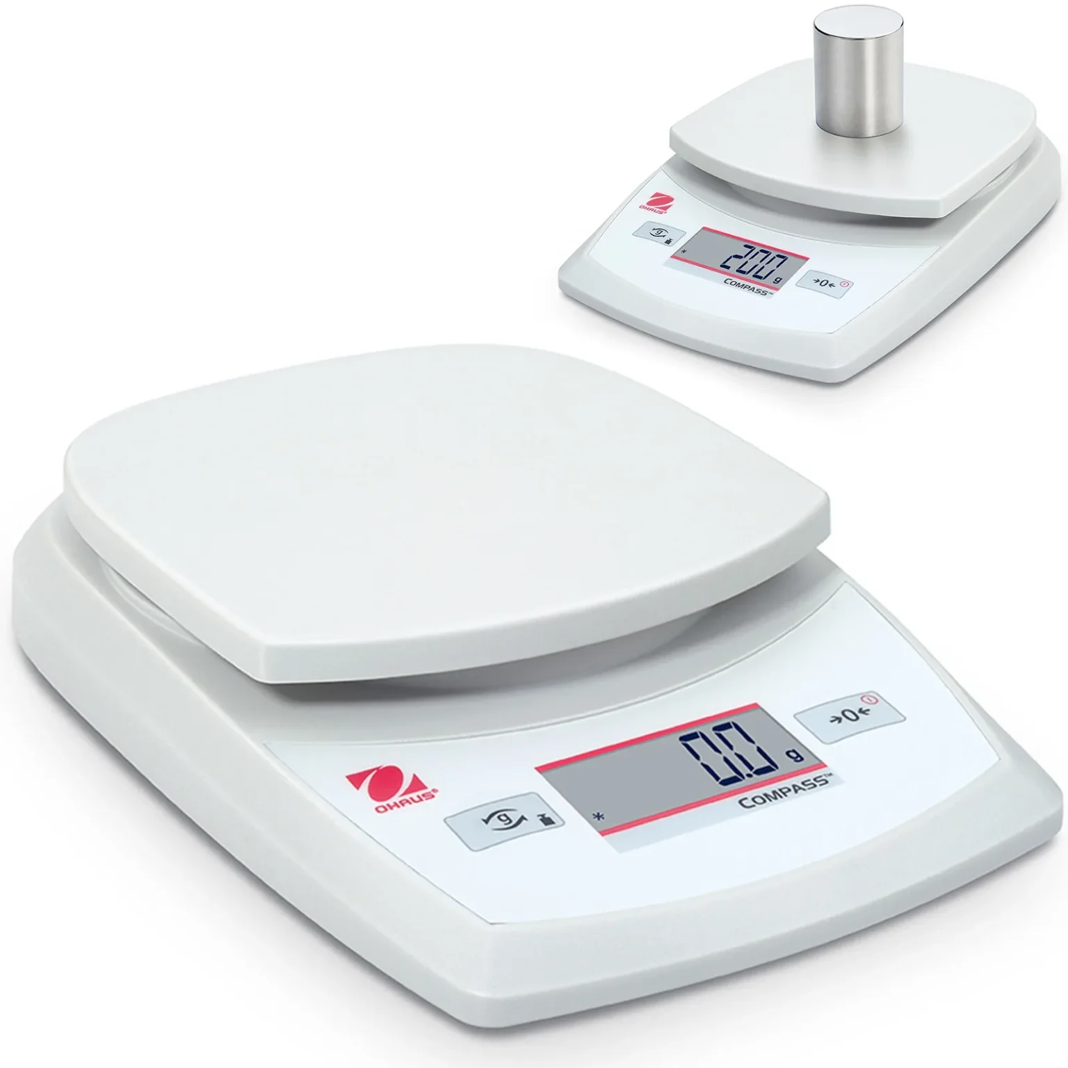 COMPASS CR 5200g / 1g univerzalna tehnička laboratorijska vaga (na baterije) - OHAUS CR5200