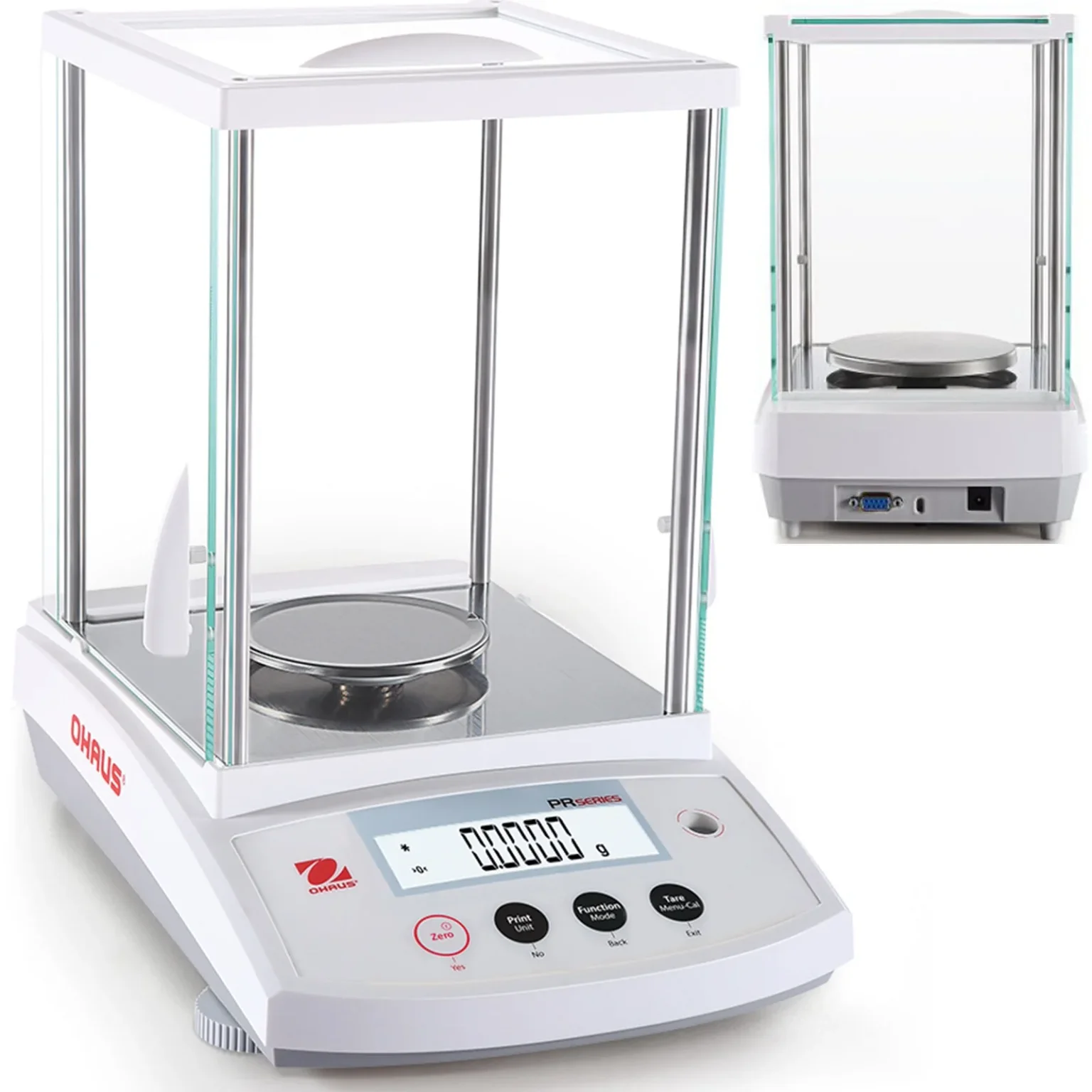 Profesionalna M-verificirana analitička laboratorijska vaga s LCD zaslonom, 220 g / 0,1 mg - OHAUS PR224M