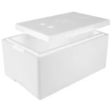 Thermobox Styropor-Kühlbox mit Deckel, PZH-zertifiziert, 580 x 380 x 285 mm, 32 l 2