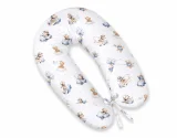 Pregnancy pillow- Longer, removable pillowcase - Blue Sky Bears