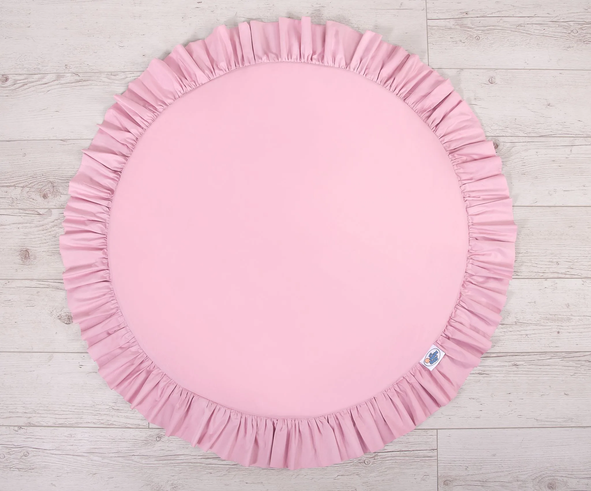 Set: Hanging baldachin for children's room cotton + Floor play mat - pink 4