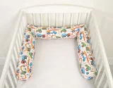 Roller bumper for baby bed - construction site