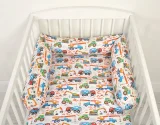 Roller bumper for baby bed - construction site 2