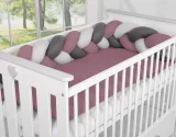 Knot bumper- pastel violet - gray - anthracite 3