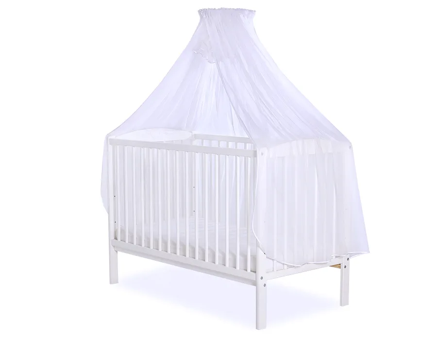 Mosquito-net made of chiffon-  white 2