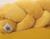 Knot bumper minky 180cm- honey yellow 4