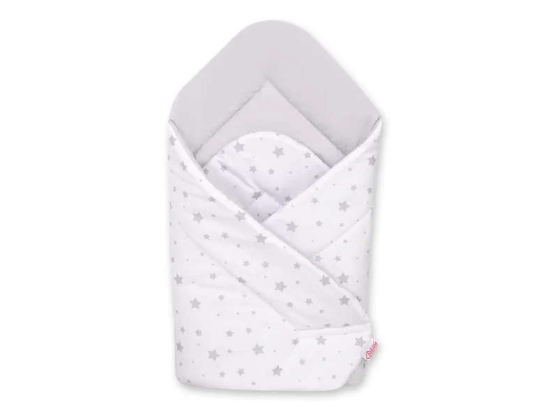 Baby nest - mini gray stars