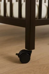 Baby cot castors - set black 4 pcs 3