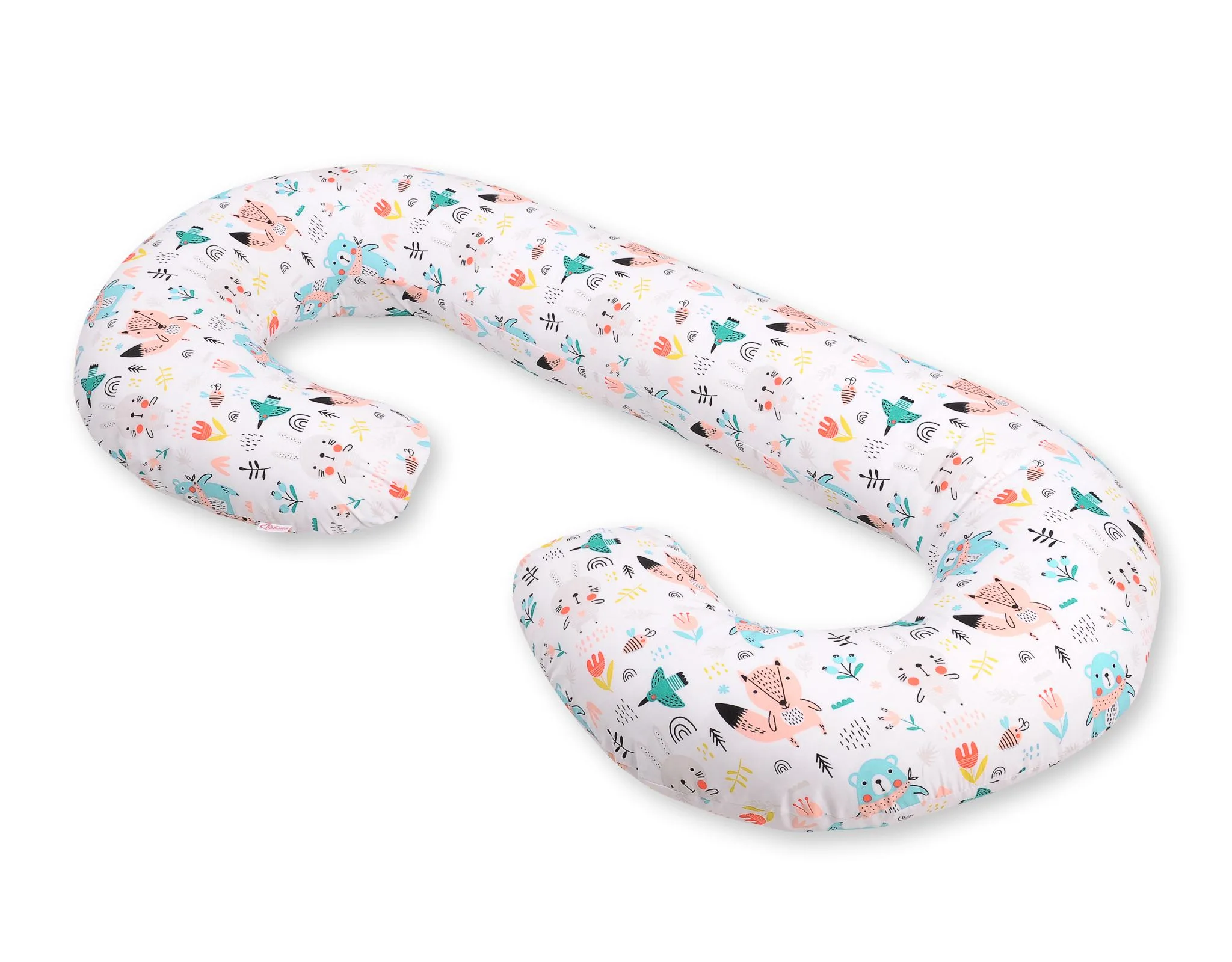 Cotton  pillowcase for pregnancy Pillow C - blue teddy bears