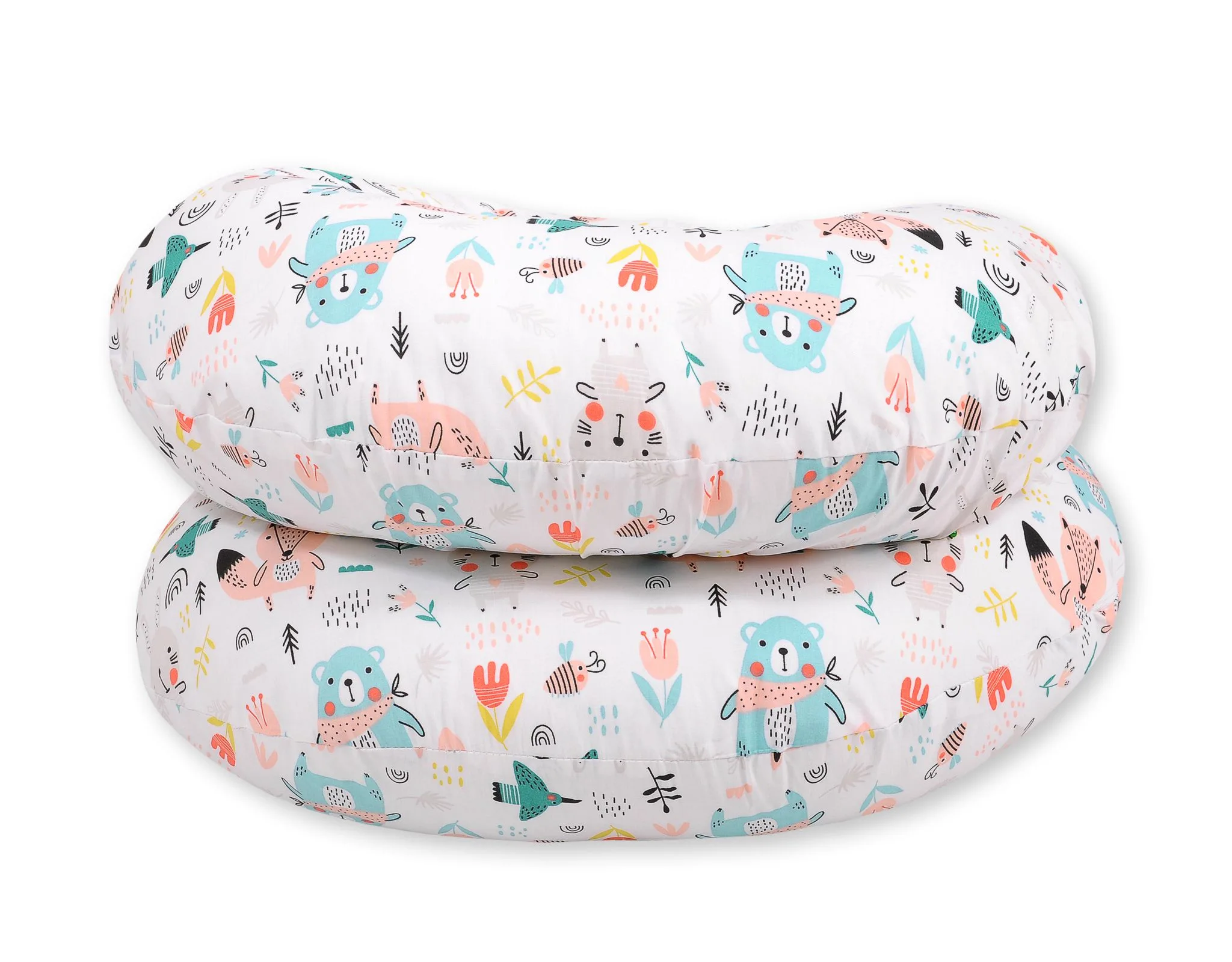 Cotton  pillowcase for pregnancy Pillow C - blue teddy bears 3