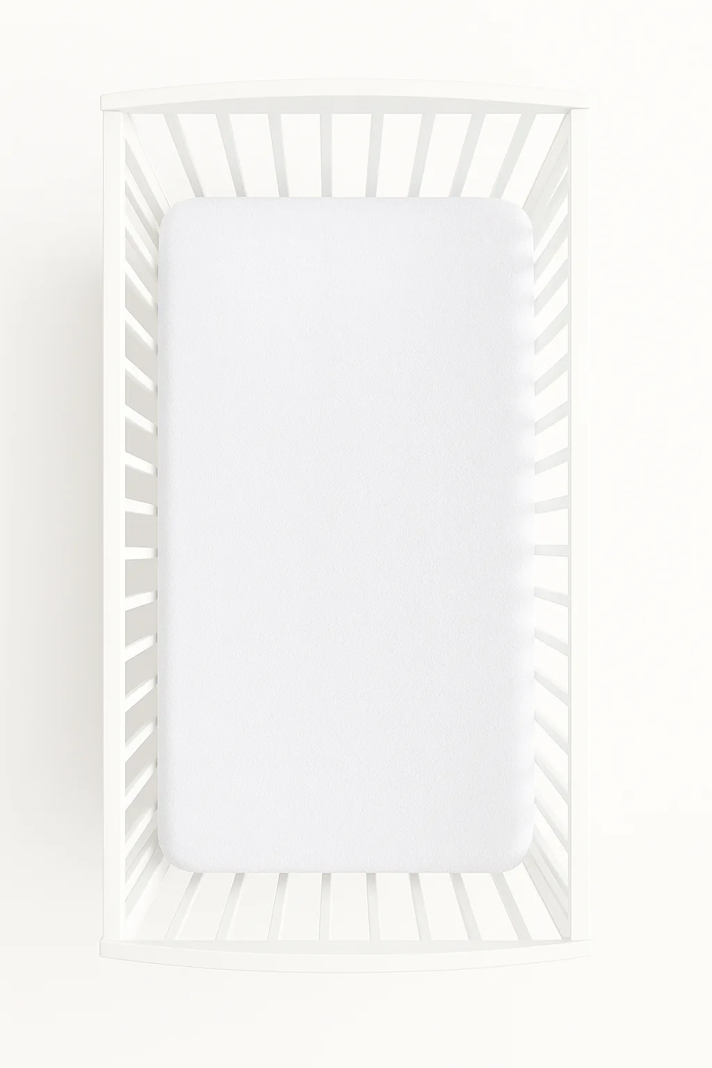 Fitted Terry Sheet 120x60 cm - white 4