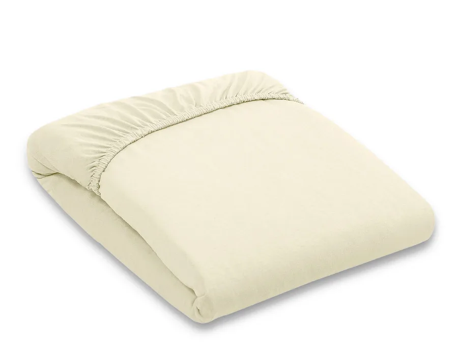 Sheet made of cotton jersey 120x60cm - cream 3