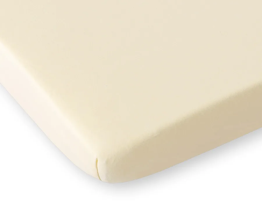 Sheet made of cotton jersey 120x60cm - cream 2