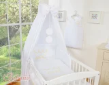 Canopy made of fabric- Little Prince/Princess white 4