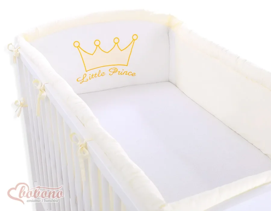 Universal bumper XXL- Little Prince/Princess cream