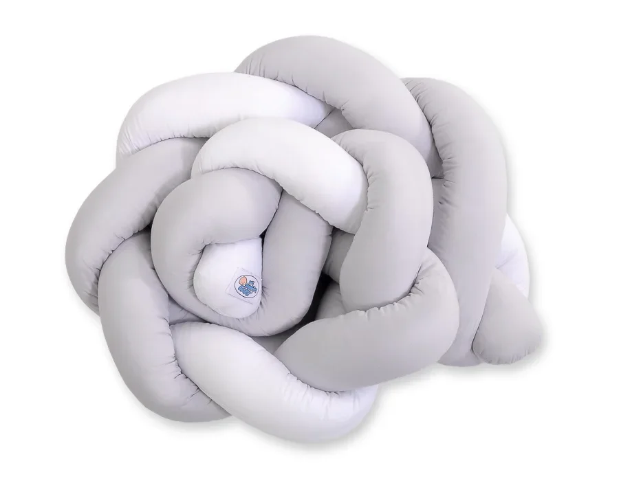 Knot bumper- white-gray