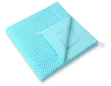 Double-sided teepee playmat with filling - rosette mint